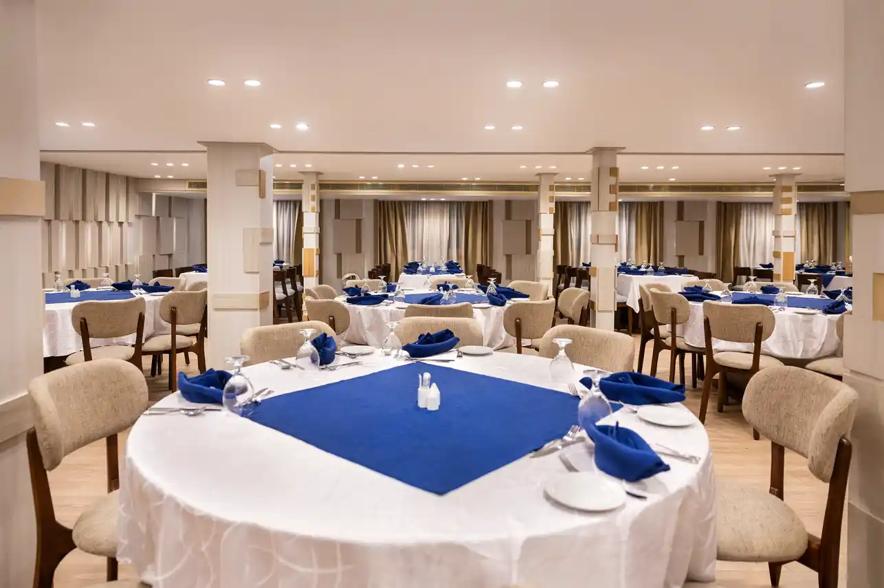 Restaurant aboard the MS Alma Nile Cruise Nile cruise